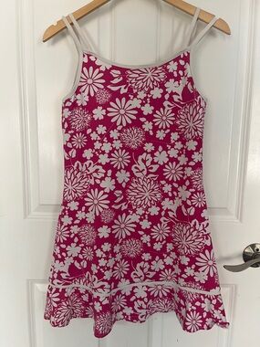 Vintage Floral tennis Mini Dress